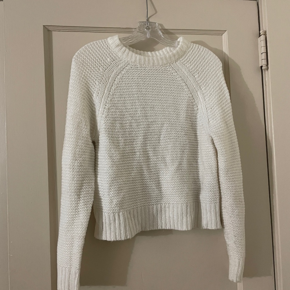 a new day Women's Cream Crew Neck Sweater